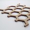 Ekena Millwork Small Westmore Decorative Fretwork Wood Wall Panels, Hickory, 7 1/2"W x 11 3/8"H x 3/8"T WALW12X12X0375WSTHI - alternate 2